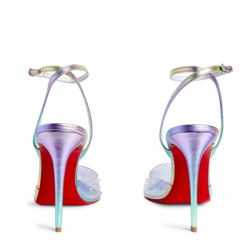 Christian Louboutin Spikaqueen Iridescent BNIB Size 11 - Picture 6 of 17